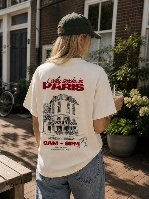 I Only Smoke in Paris Tshirt